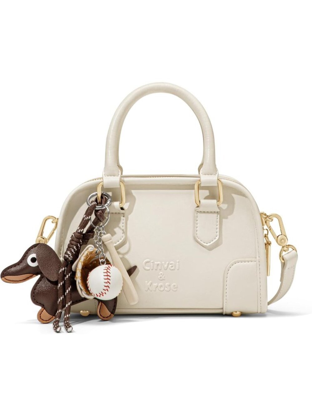 Women White Leather Ladies Cute Mini Adjustable Strap Handbags Crossbody Bag